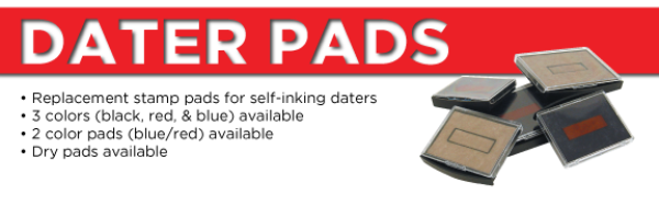 Shiny Self-Inking Dater Replacement Pads